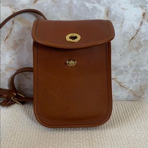 Coach Vintage British Tan Sidepack Crossbody